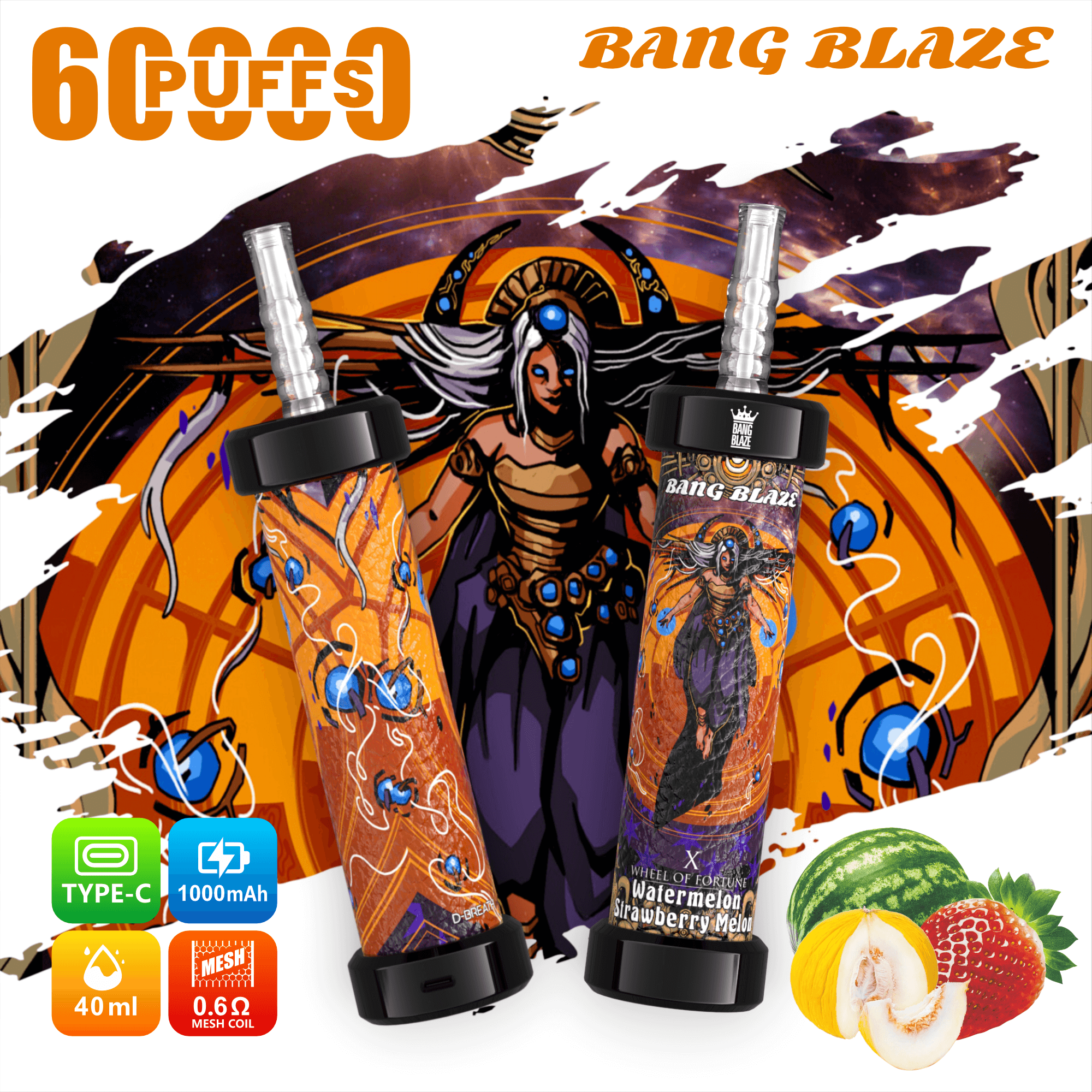 disposable vape 40ml e-liquid