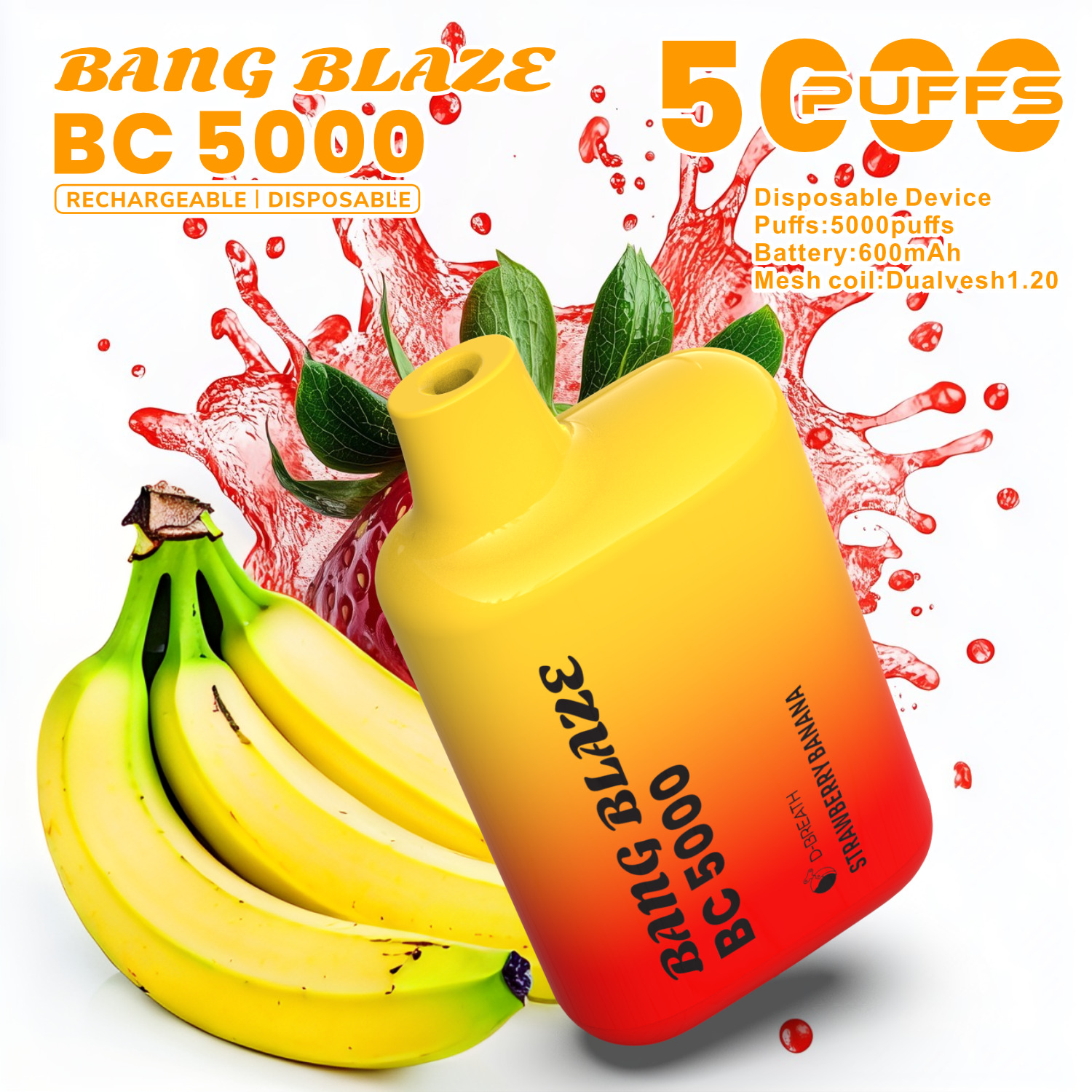 Bang Blaze BC5000 5000 puffs disposable vape best price