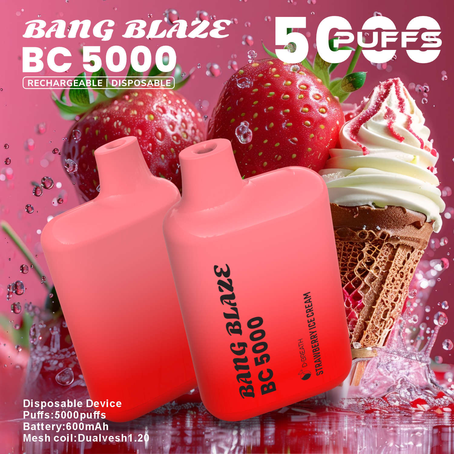 Bang Blaze BC5000 puffs Disposable Vape
