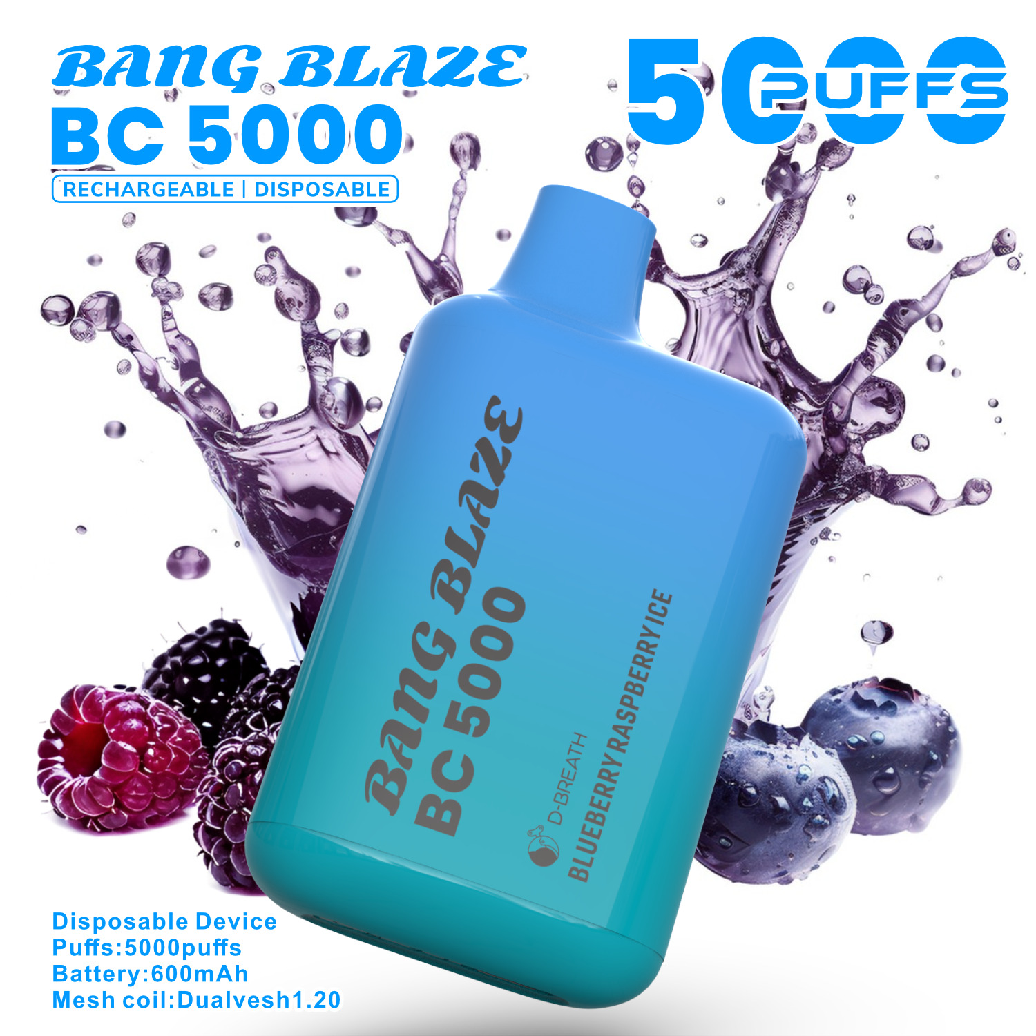 Bang Blaze BC5000 puffs Disposable Vape